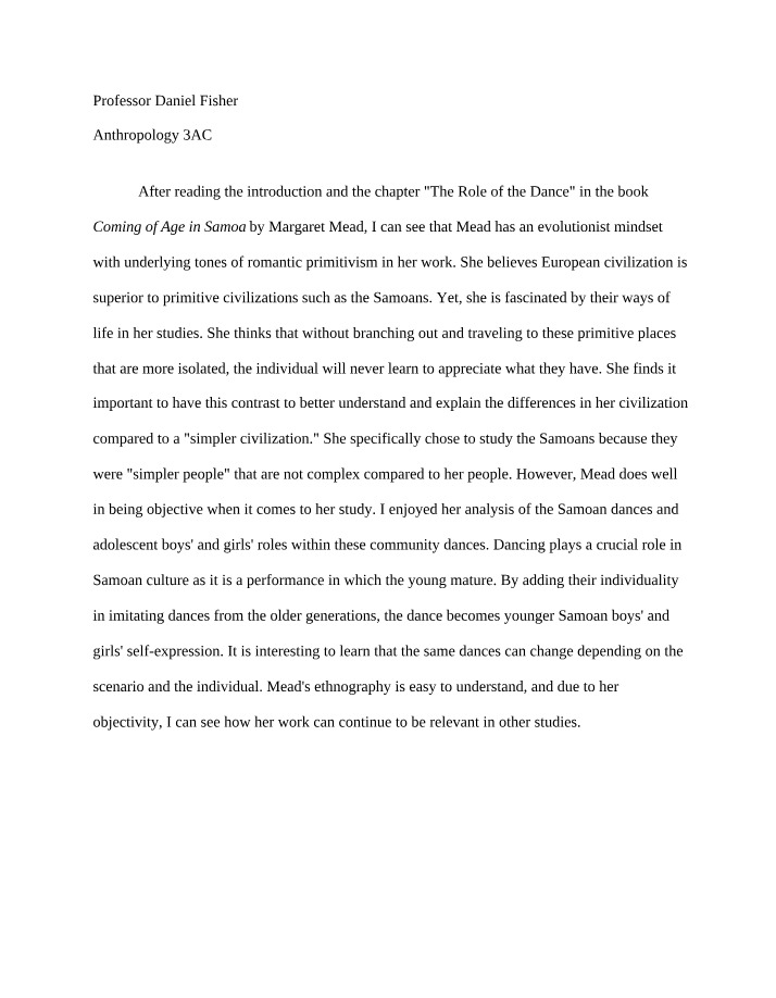 Week 6 Reading Response