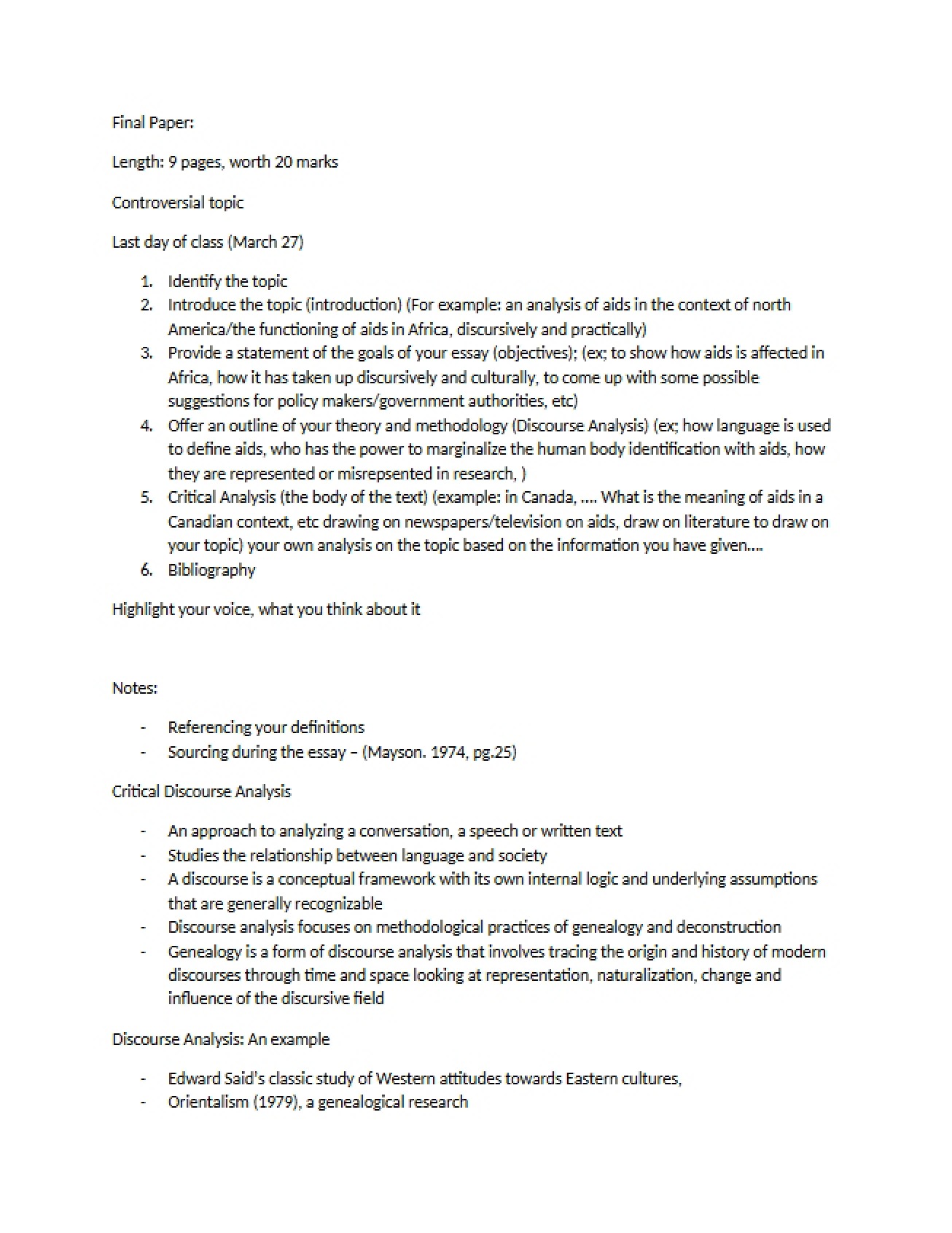 Sociology of Knowledge Final Paper