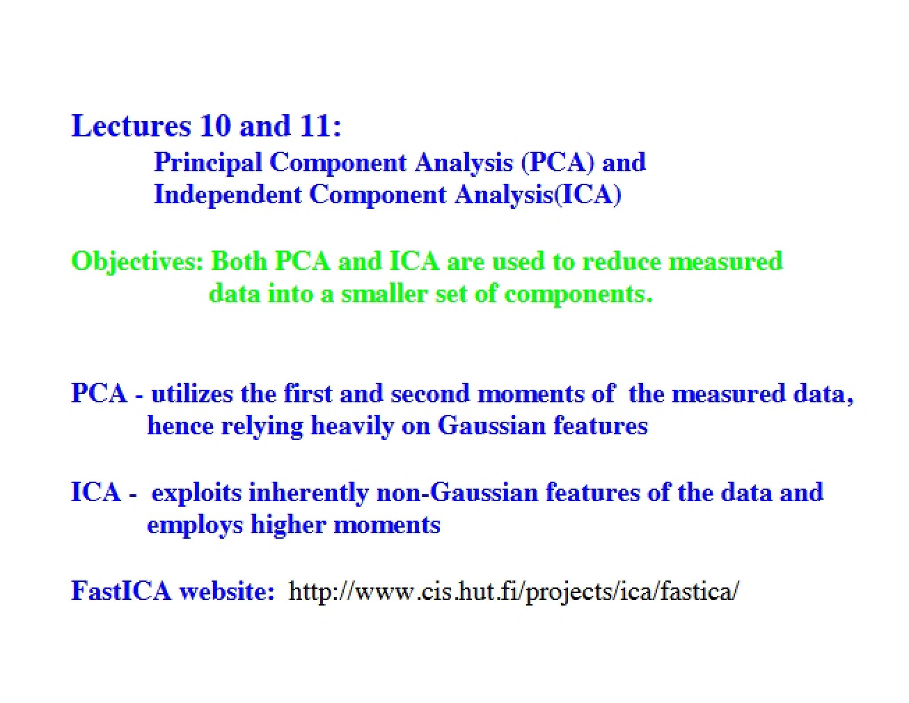 Overview of Principal Component Analysis