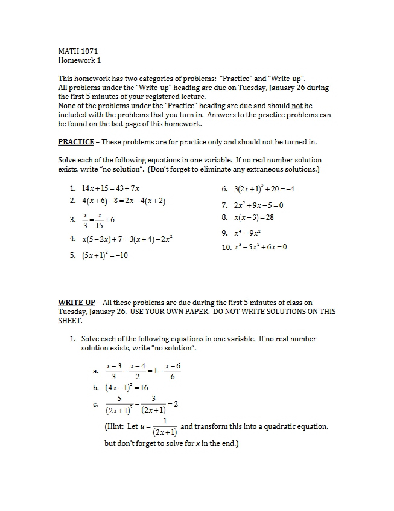 Homework 1