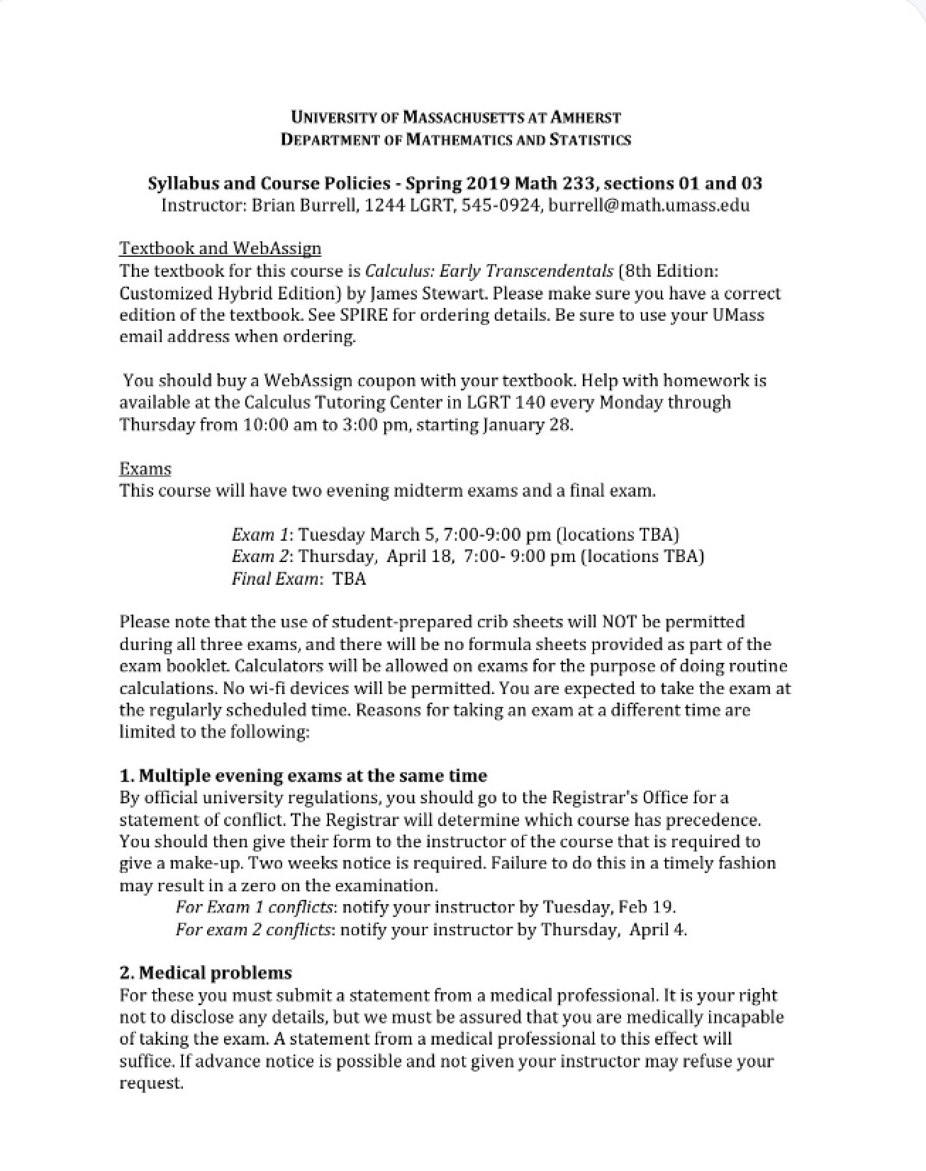 Course Outline