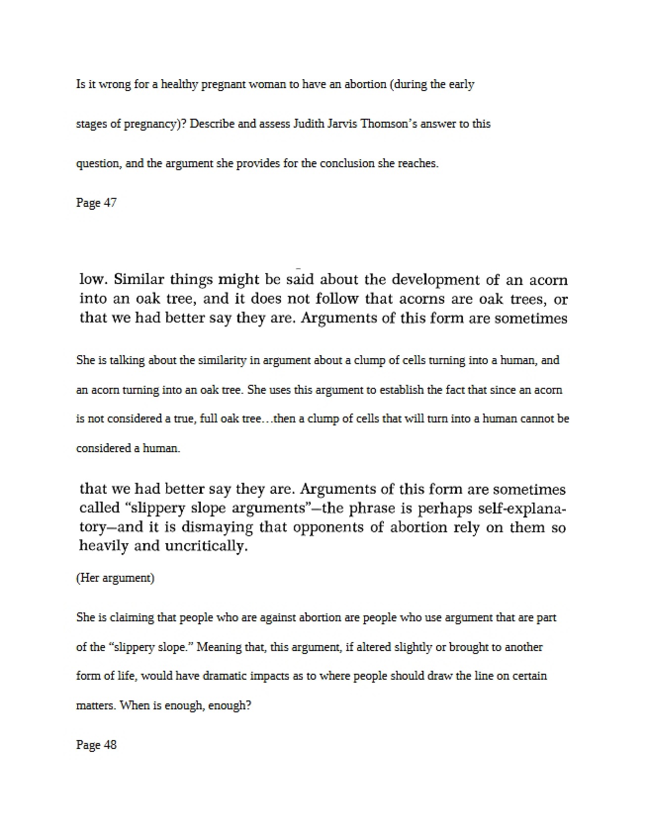 Notes on Ethics Lectures
