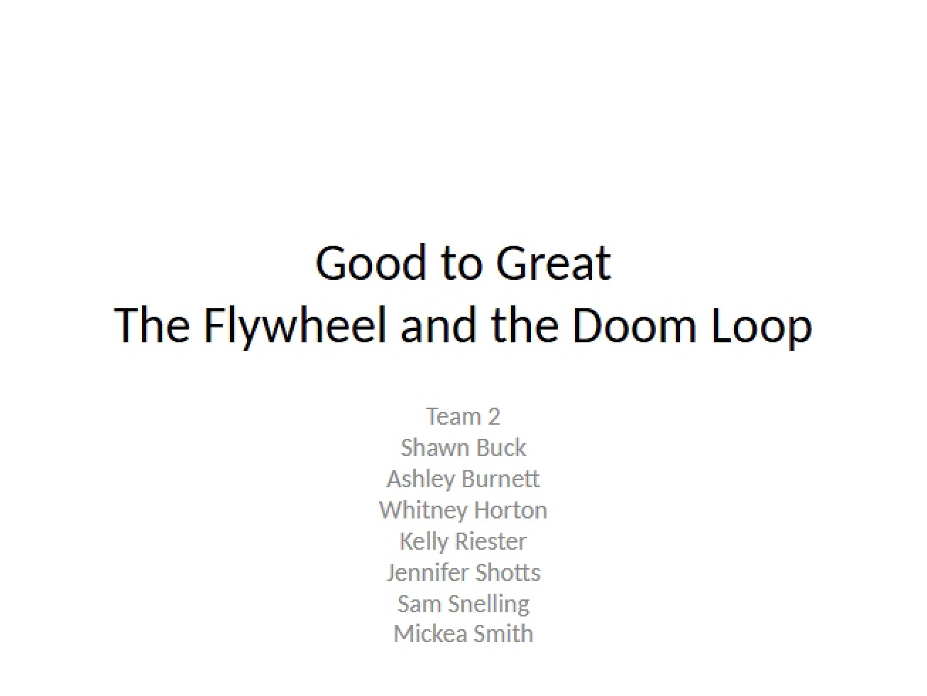 Flywheel and the Doom Loop