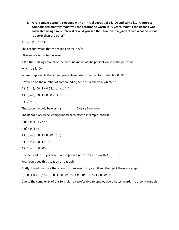 MATH 1201 01 WA Unit 5 Short Form