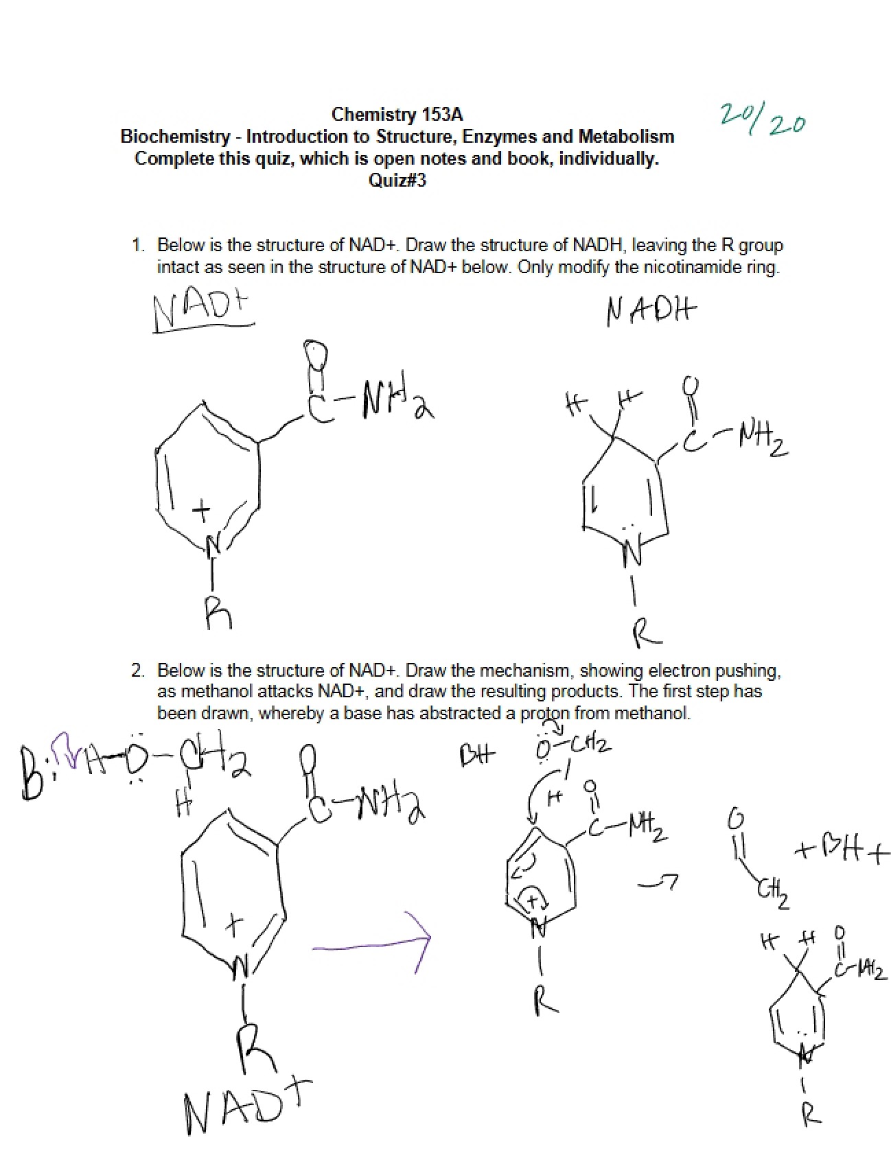 Third Quiz: Physical Chemistry Lab