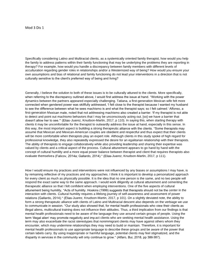 Module 3 Discussion 1 Version B