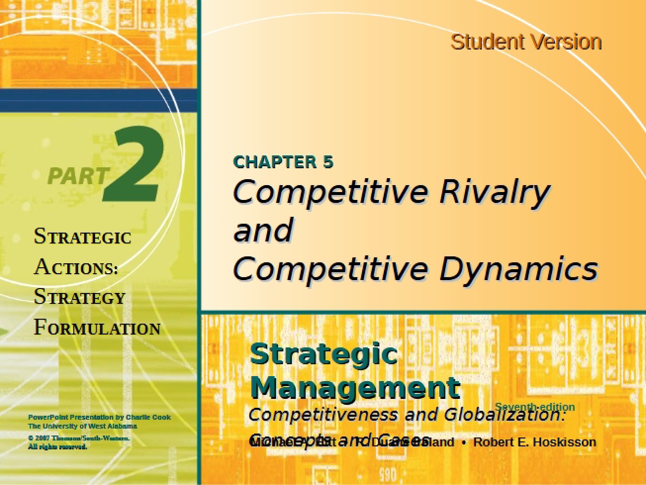 Dynamics and Rivalry in Competition