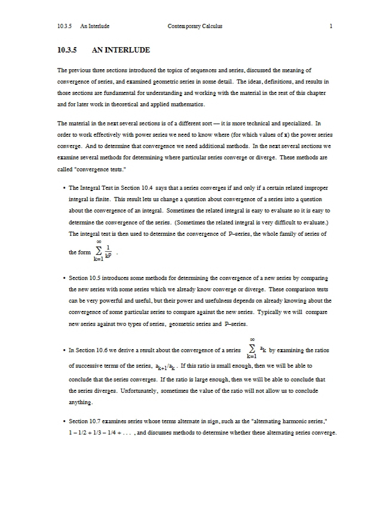Calculus III Interlude II
