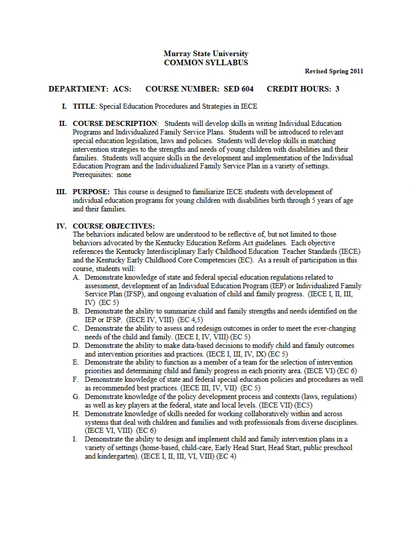 Syllabus