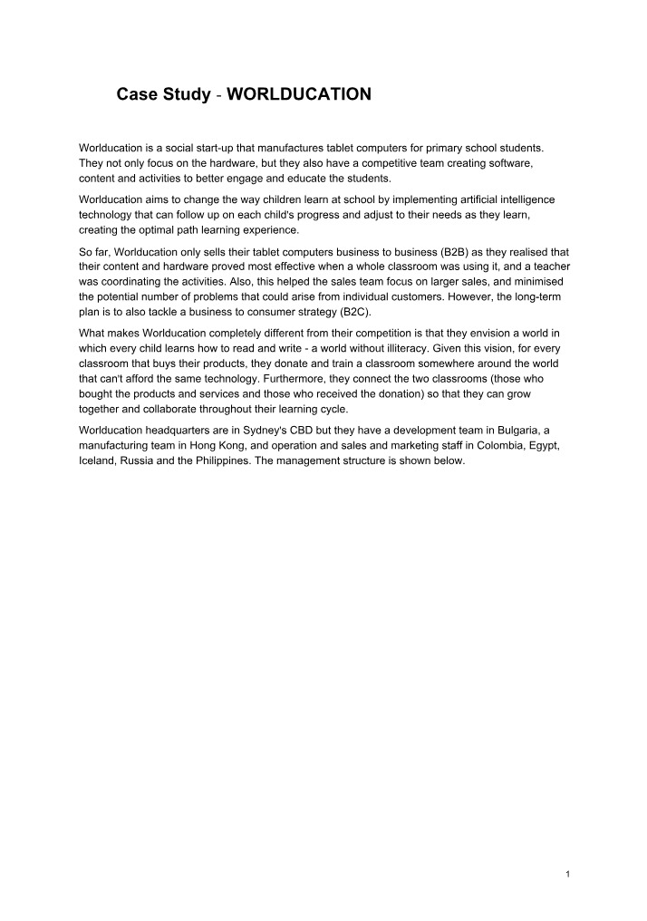 Worlducation's Innovative Approach in Education - Case Study