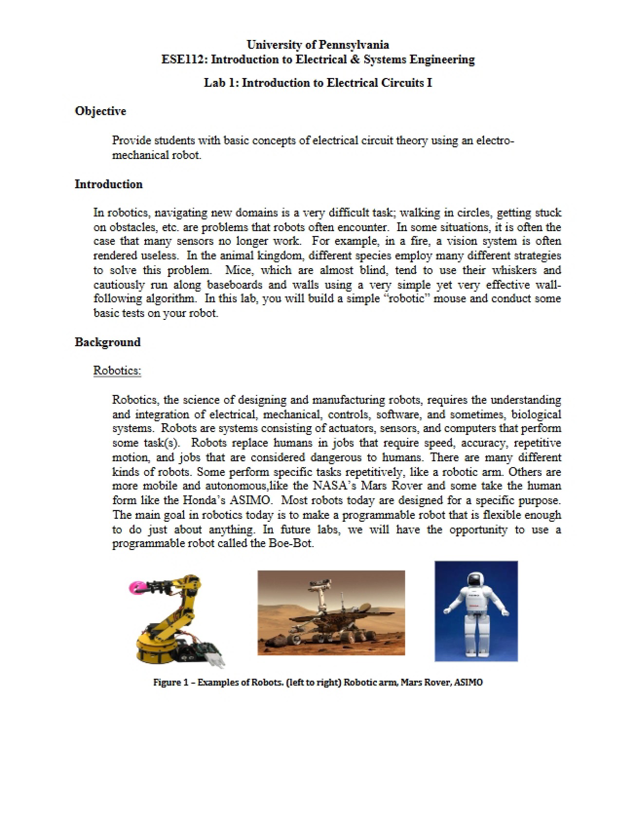 Electrical Circuits I Intro