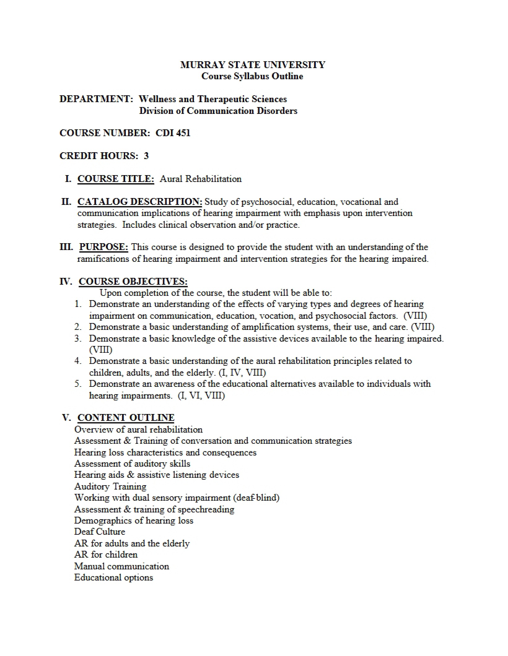 Syllabus