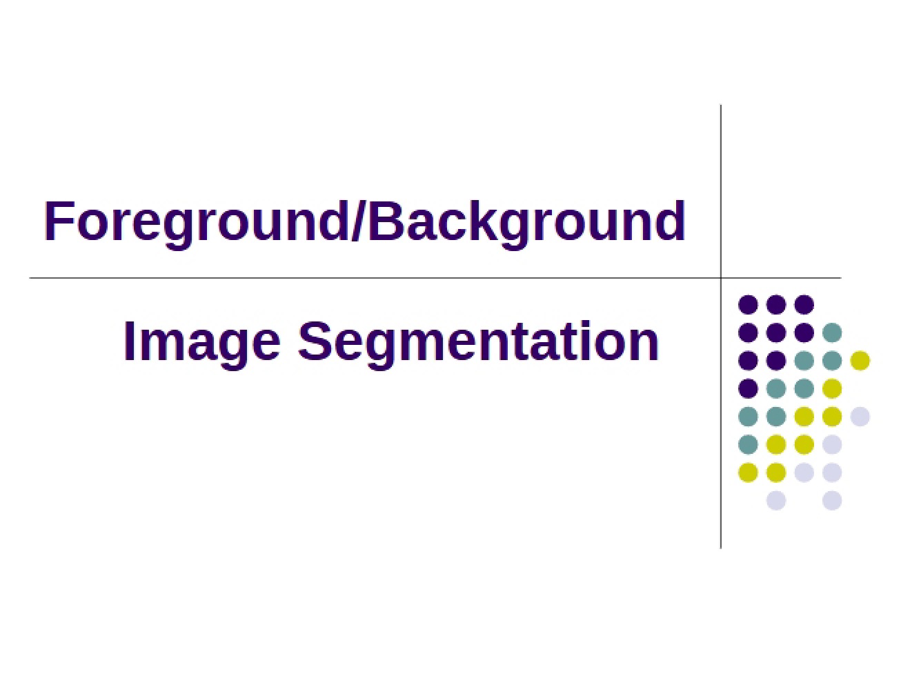 Segmentation of Images