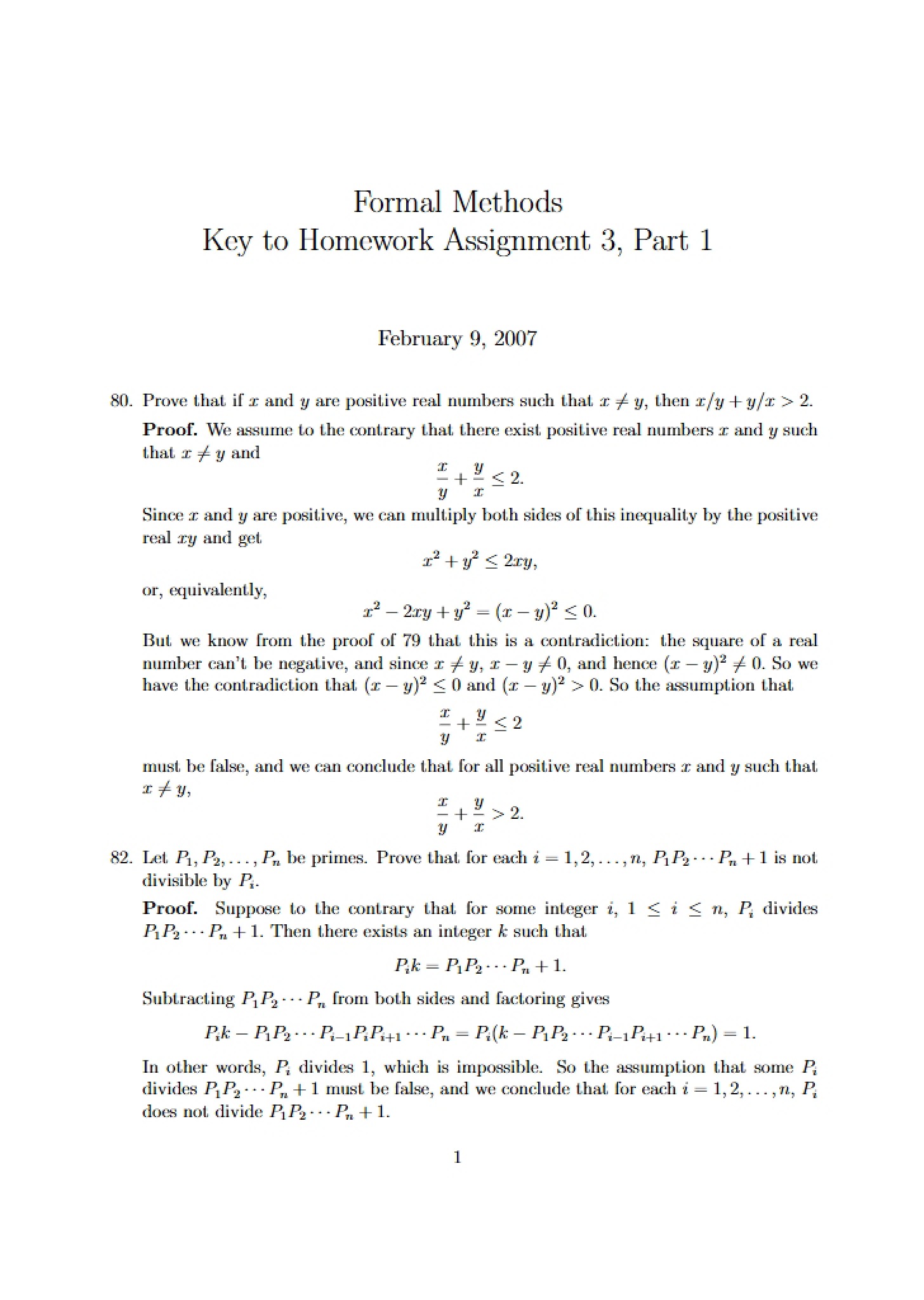 Third Homework (MATH 300)