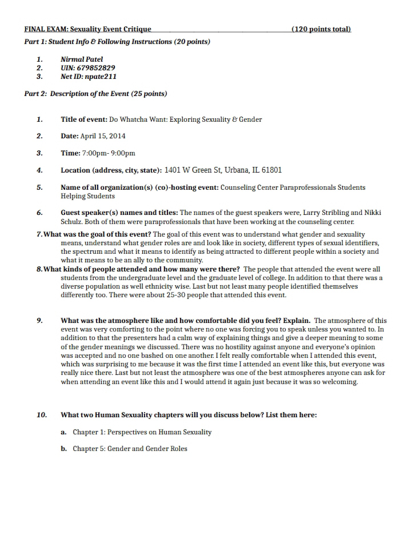 2014 Final Exam