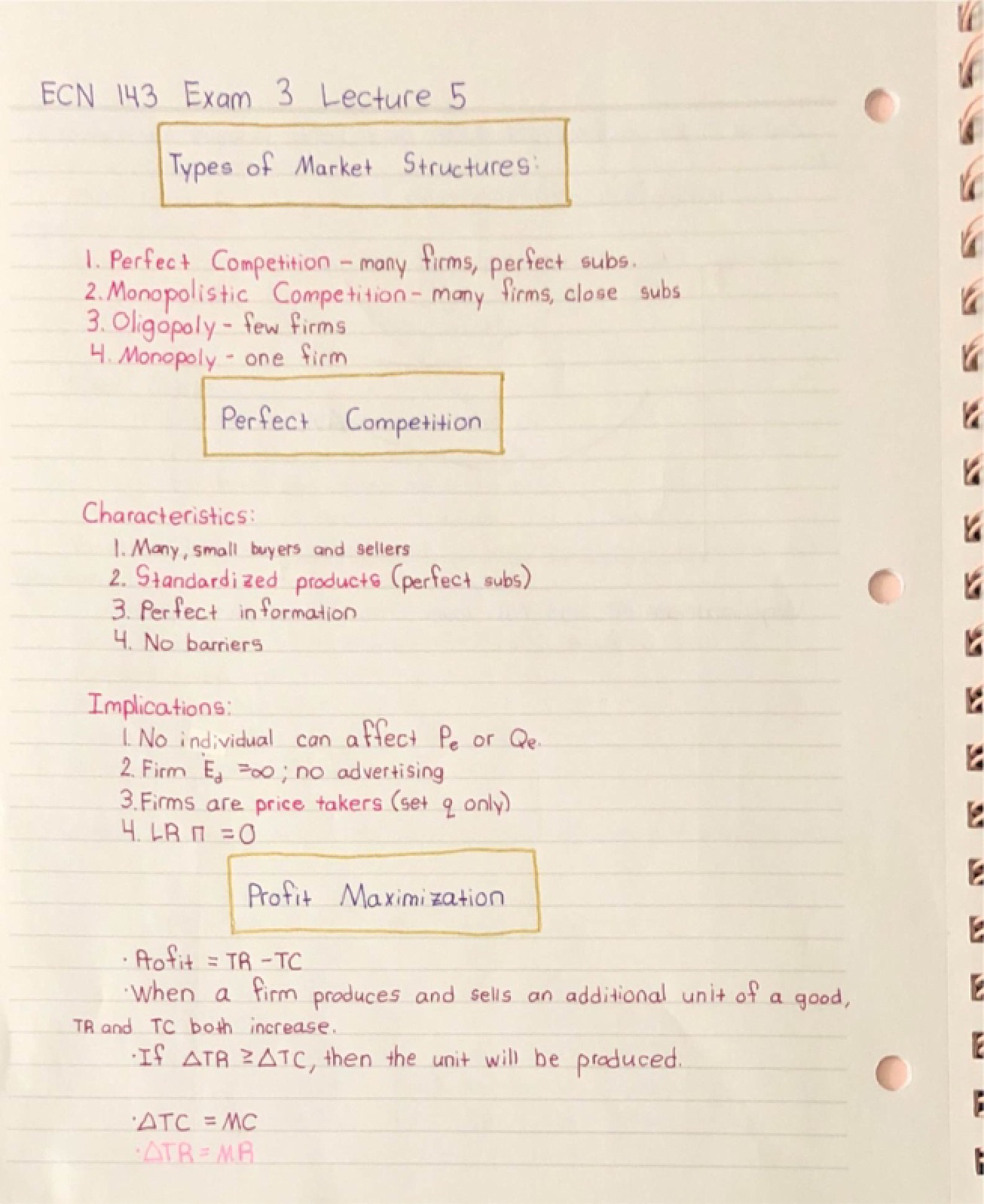 Lecture 5 Exam 3 Material