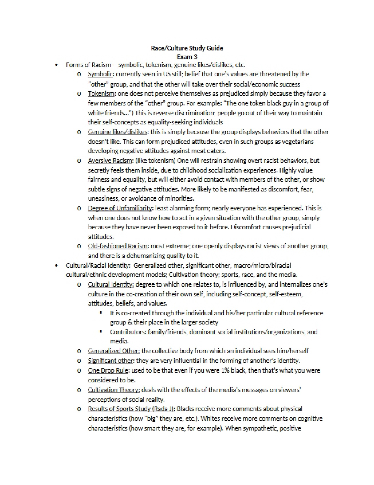 Third Examination