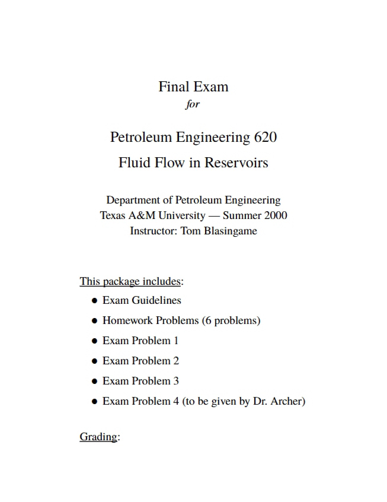 Final Exam for P620_00B