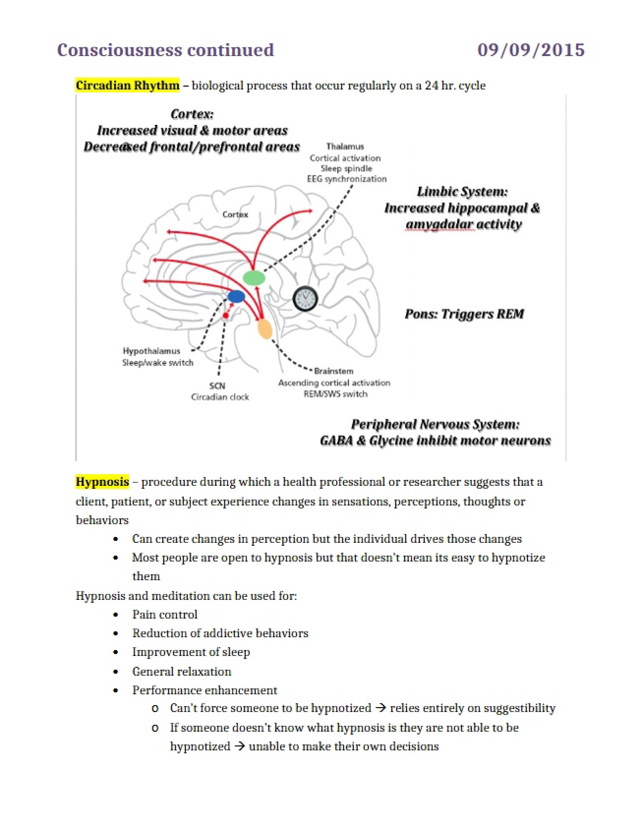Consciousness Concepts