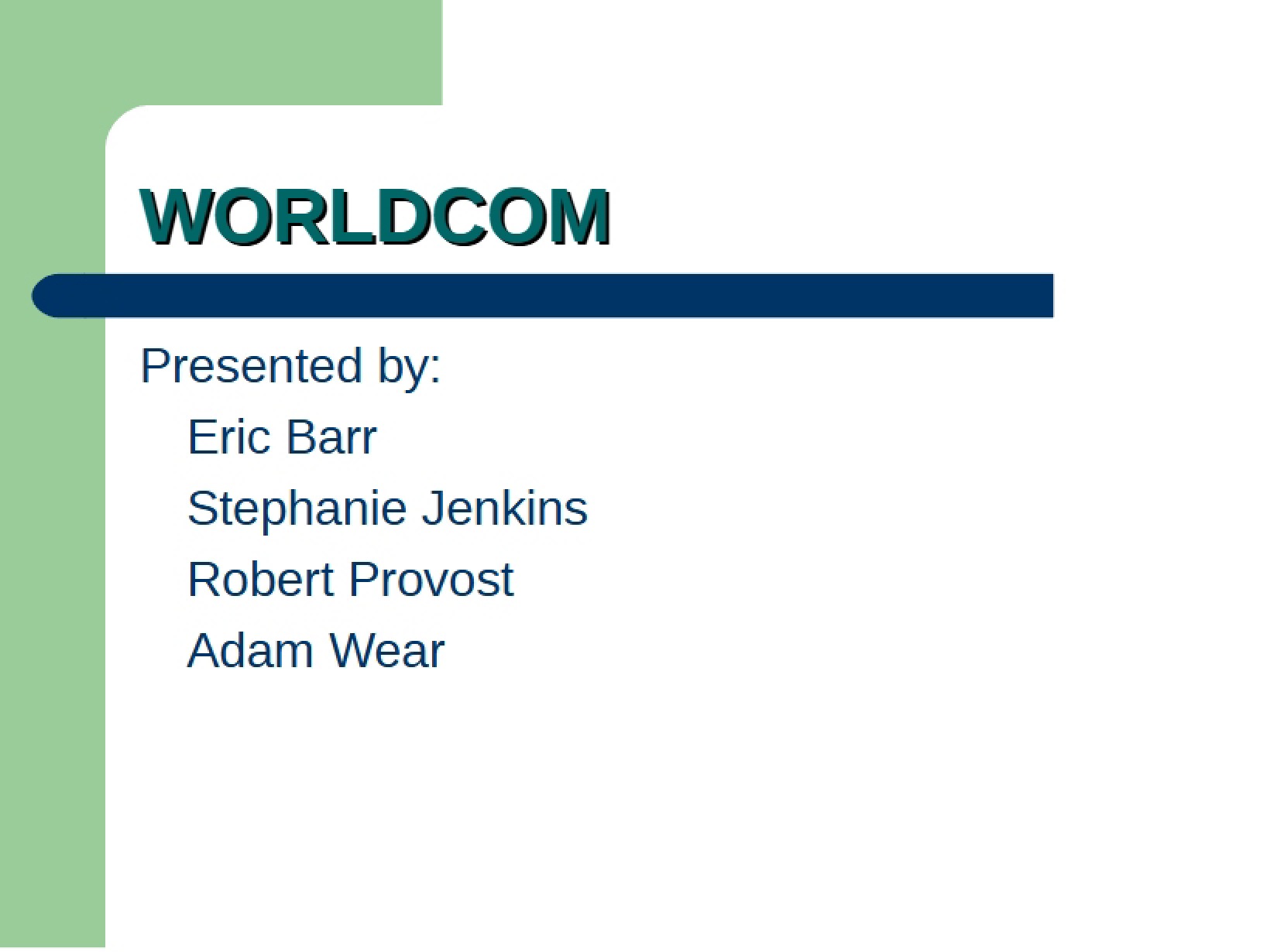 WorldCom Case Study