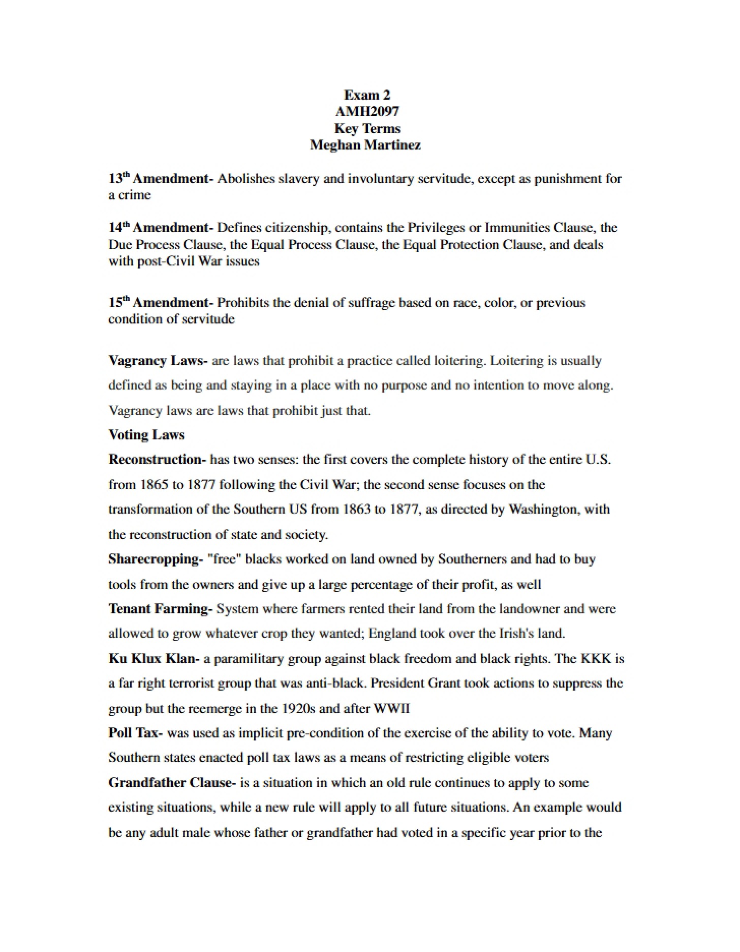 Key Subject Terms