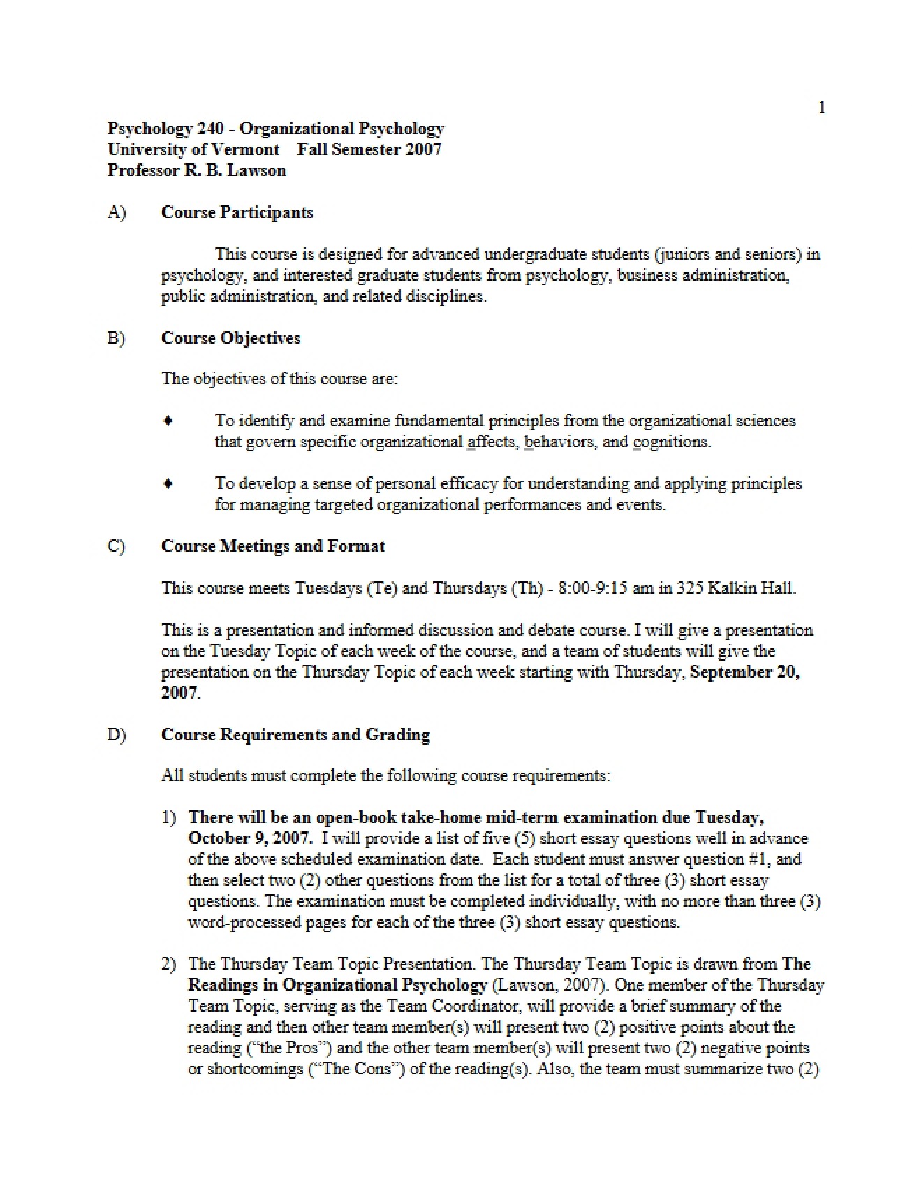 PSYC 237 Syllabus