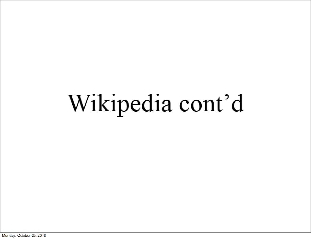 Wikipedia Analysis