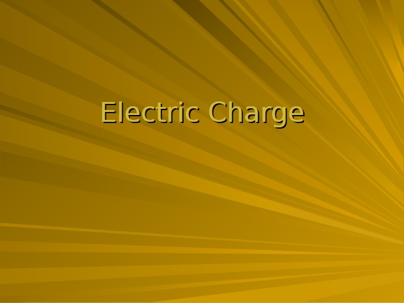 Charge in Electricity