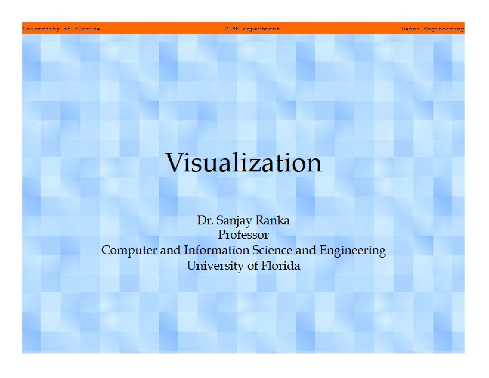 Visualization Techniques