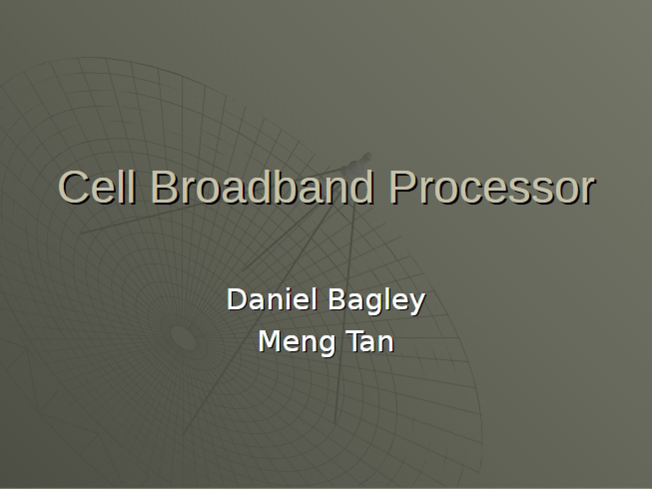 Broadband Processor (Cell)