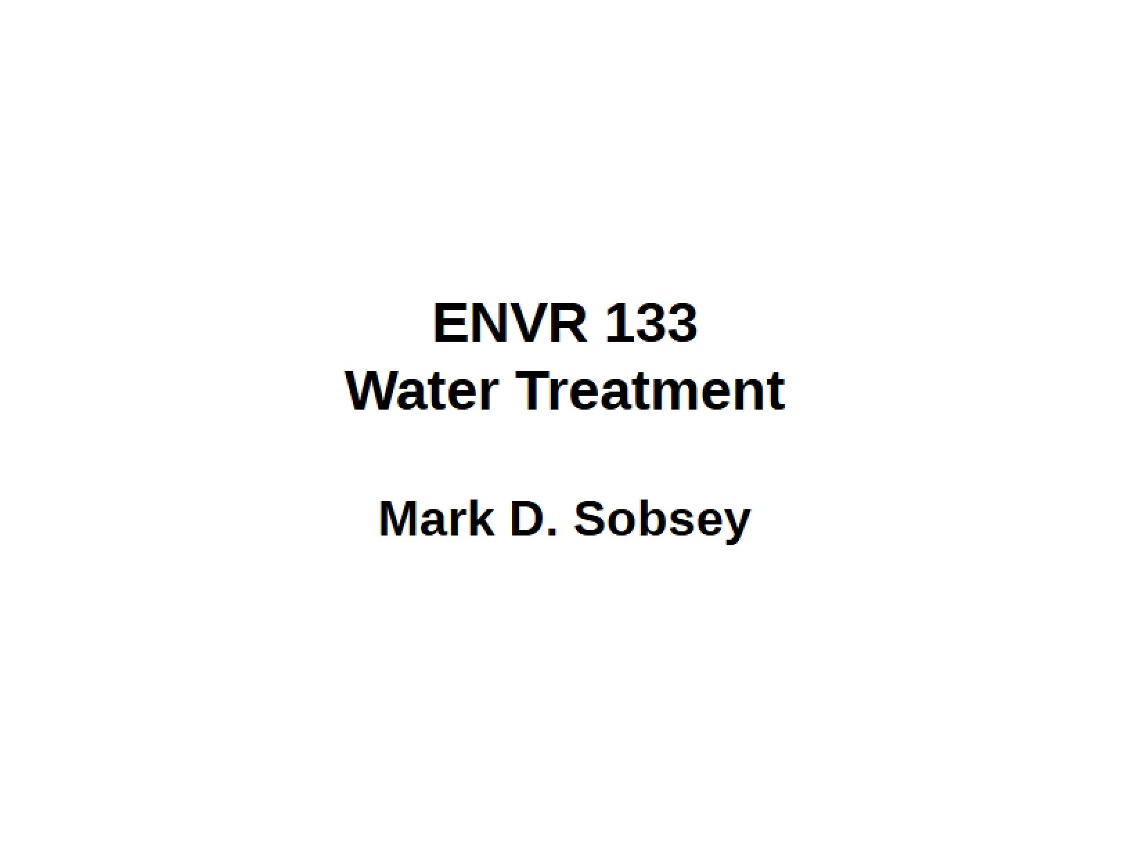 Env Health Microbiology Notes