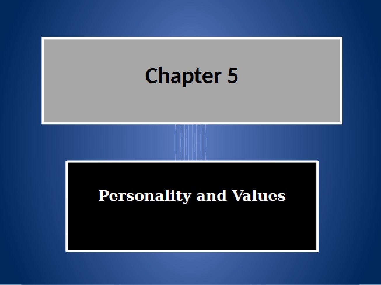 Values and Personality