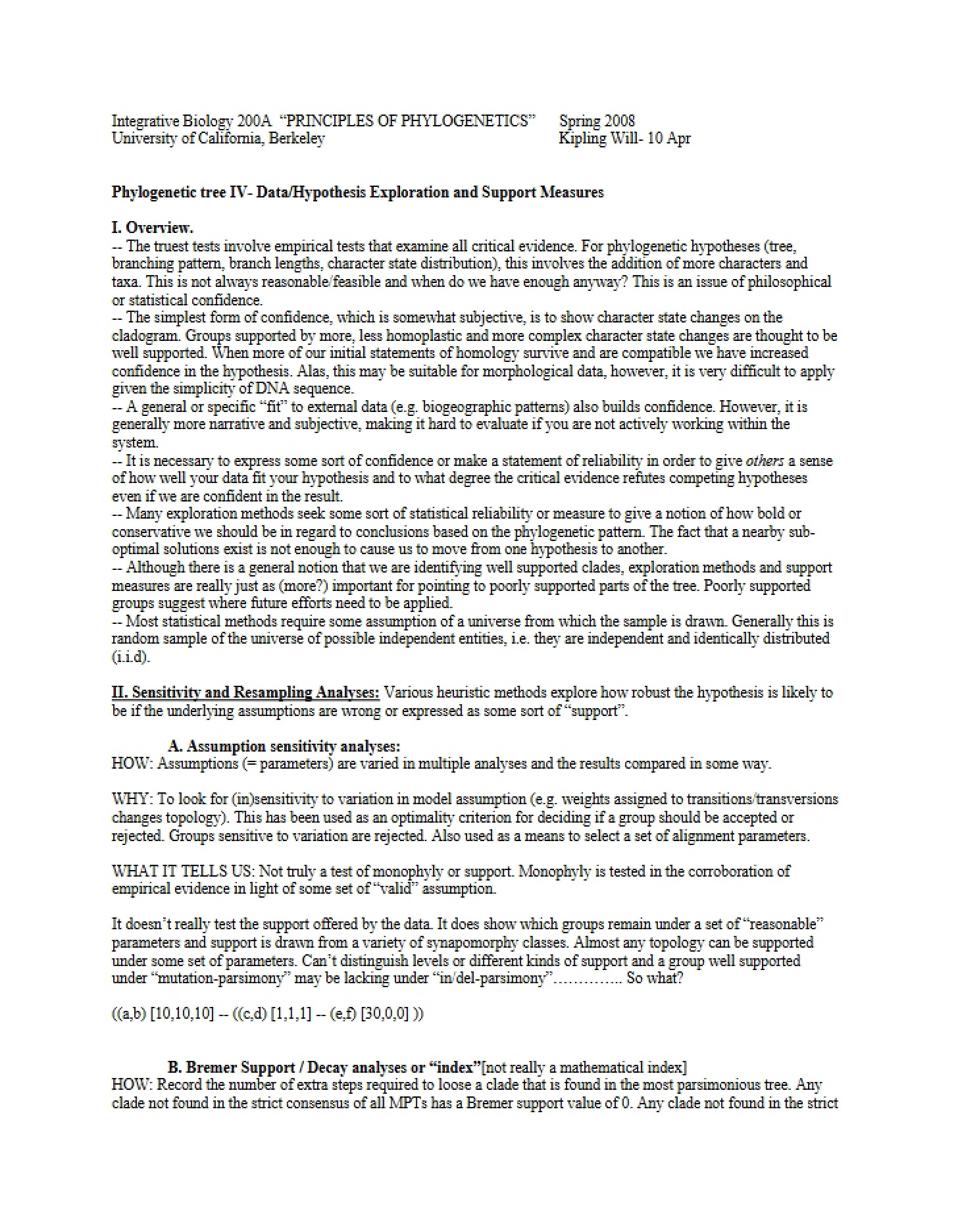 Support Measures and Data Exploration (Phylogenetic Tree IV)