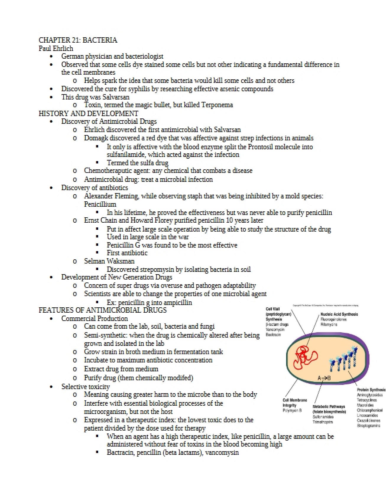 Bacteria Chapter 21