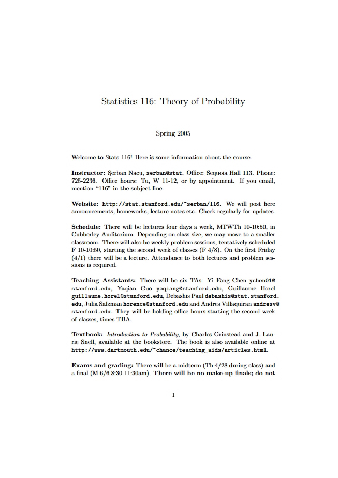 Introduction to the Theory of Probability