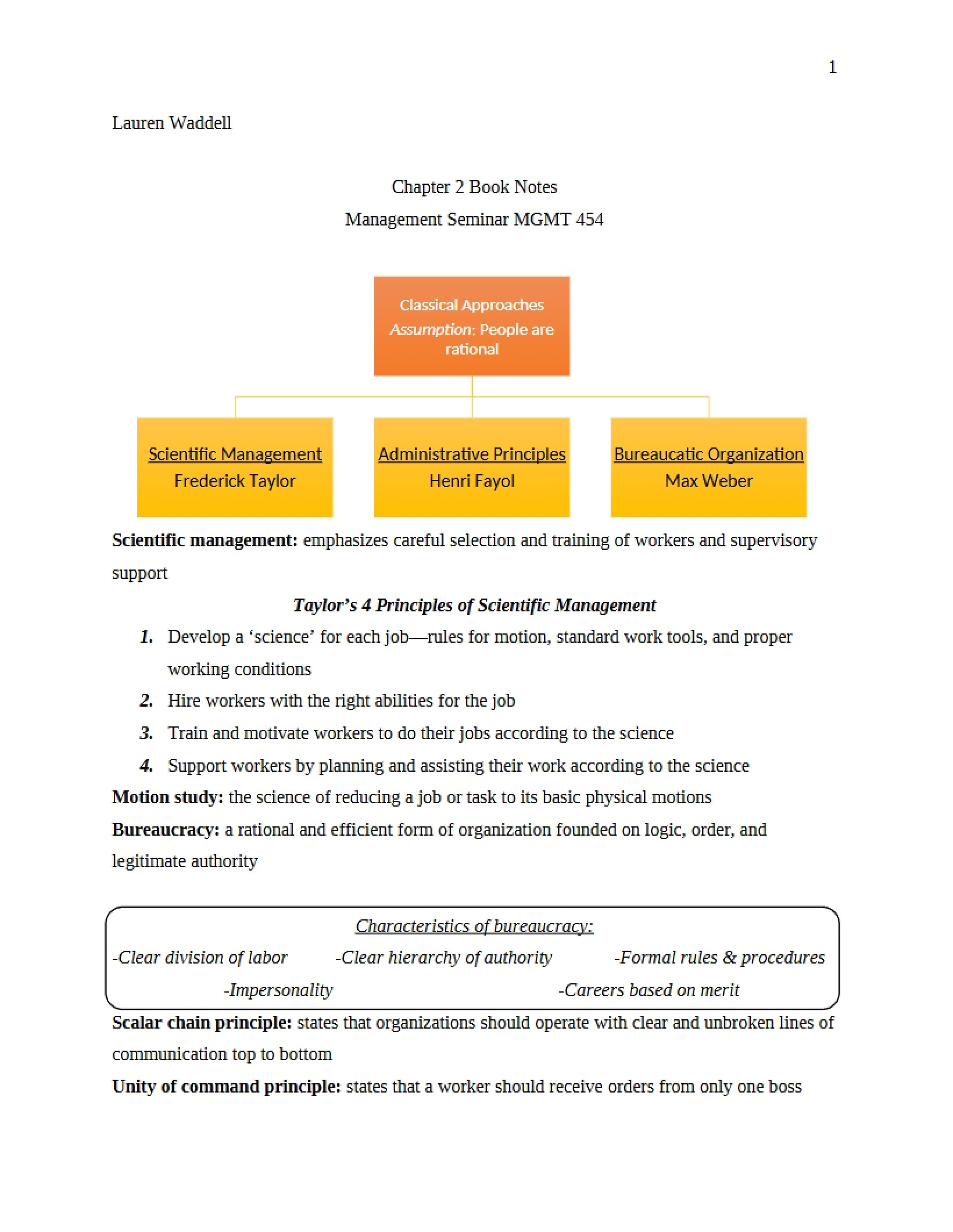 Textbook Notes Chapter 2