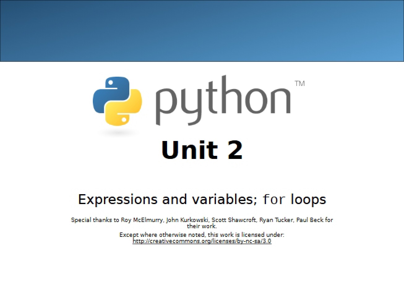 Code in Python