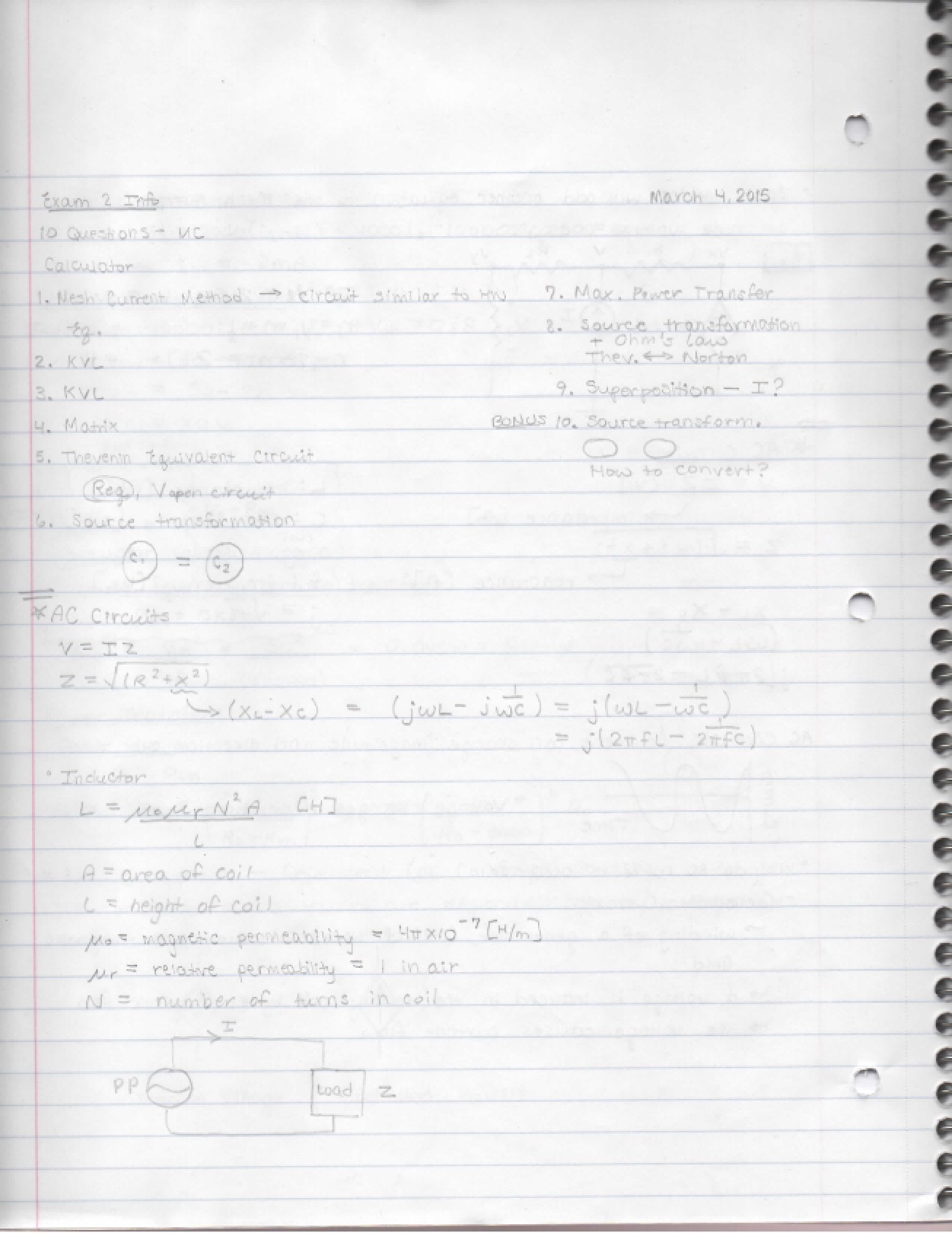 Second Examination