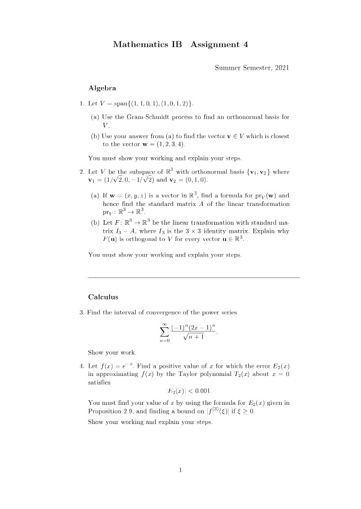IB 2021 Assignment 4