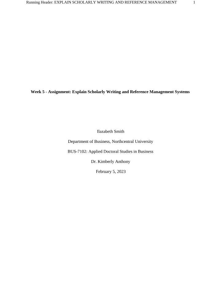 Scholarly Writing and Reference Management Systems