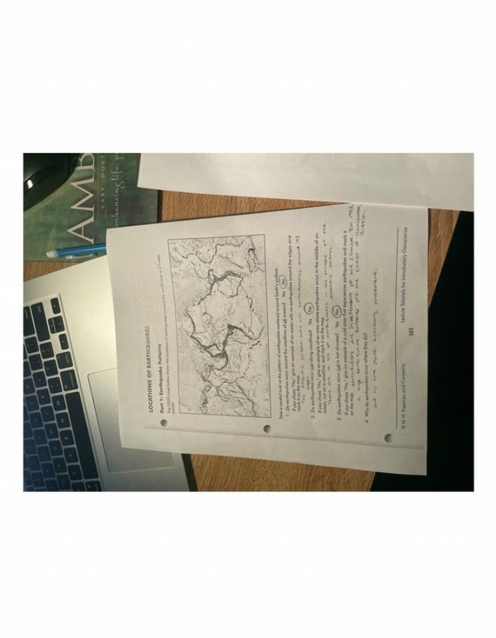 Lecture Tutorial - Earthquake Locations and Patterns