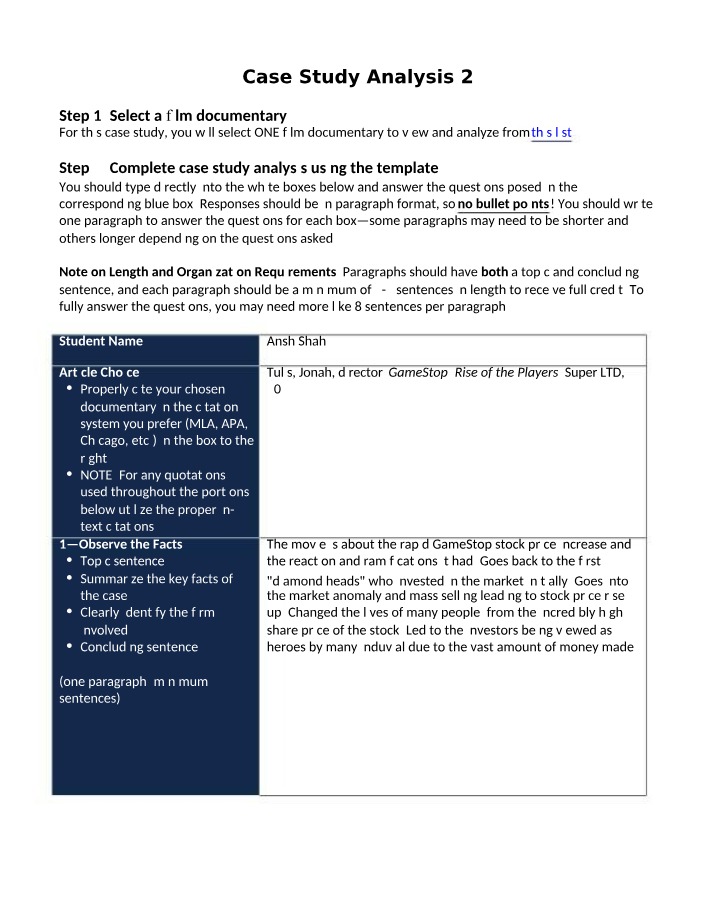Case Study - Impact of GameStop Stock on Customers