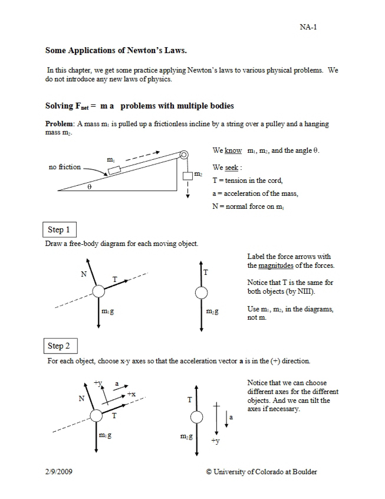 Newton's Laws Part Two