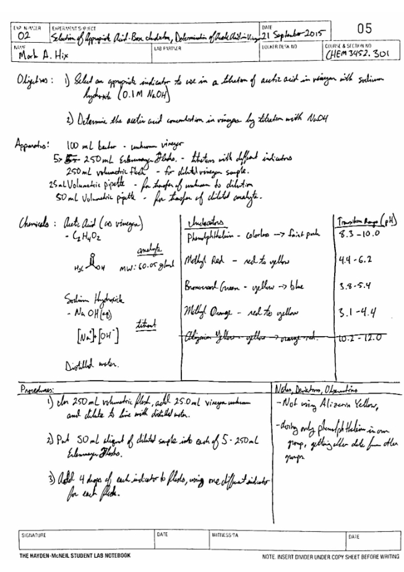 Quantitative Analysis Notes III