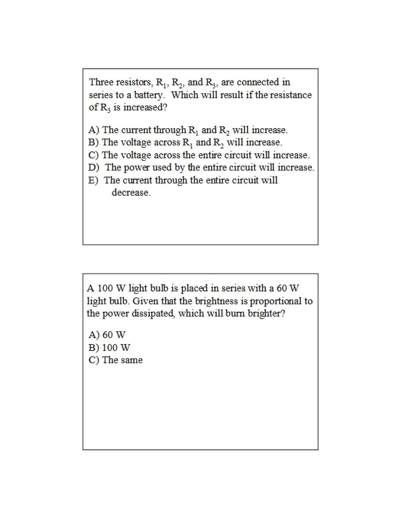 Questions Sample