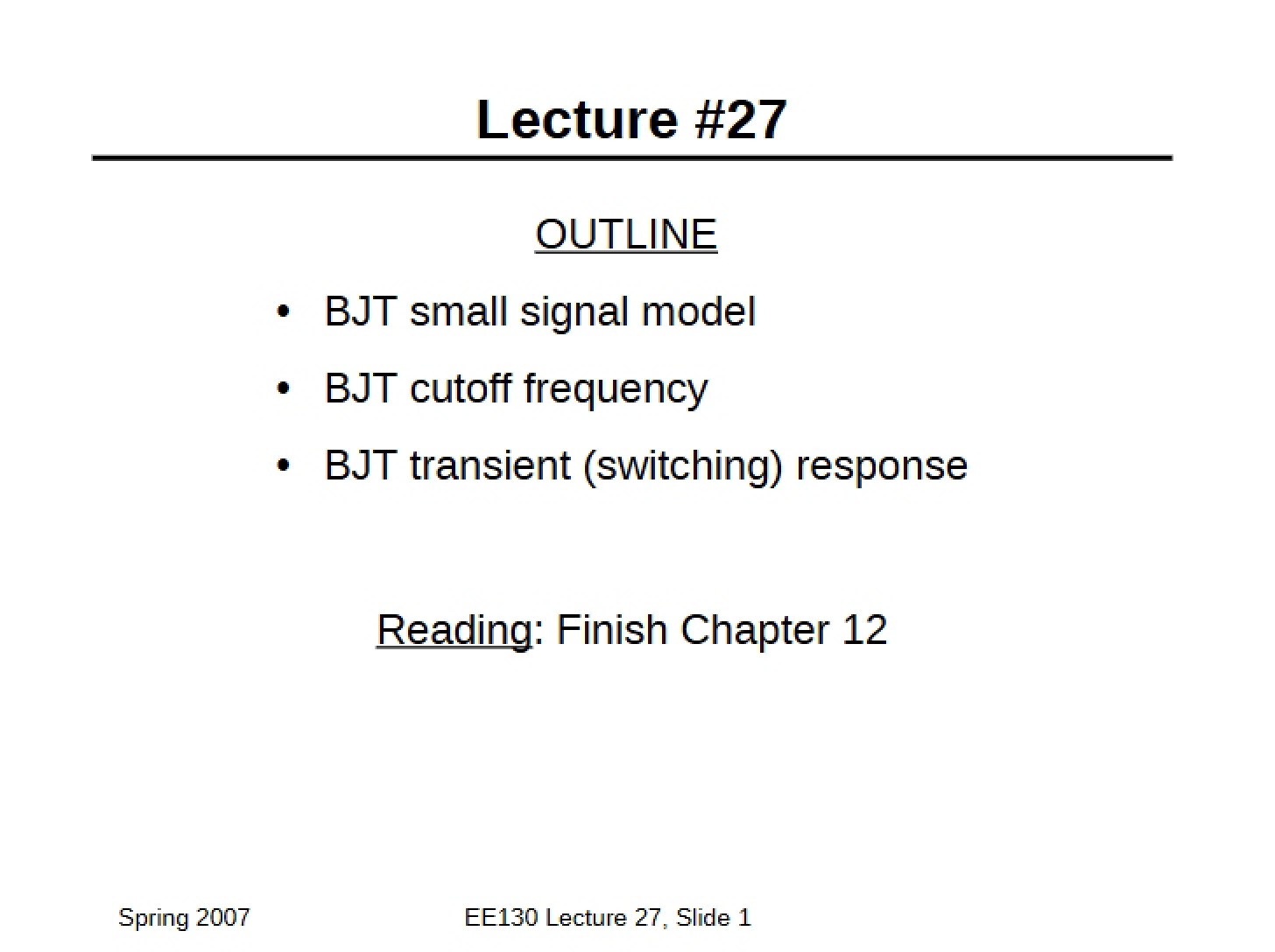 Course Notes