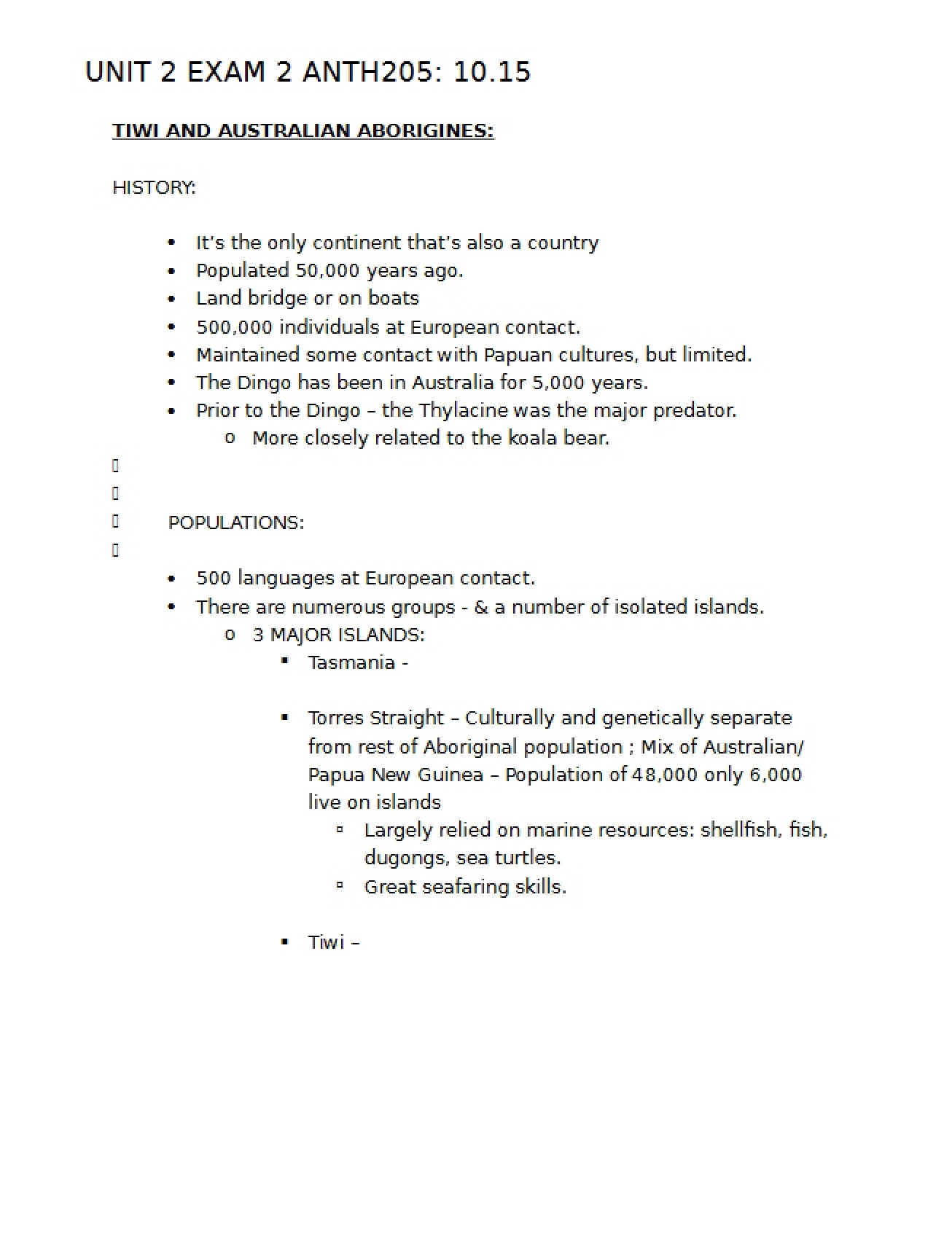 Second Unit, Second Exam from the Fifteenth of October