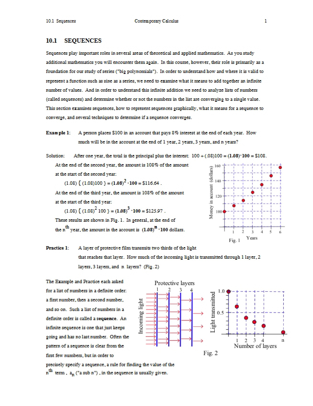 Calculus Sequences Part II