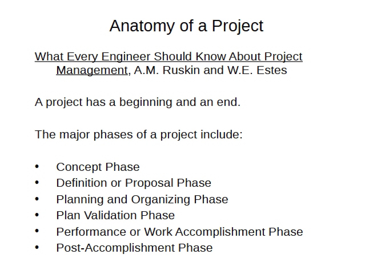 Project Anatomy