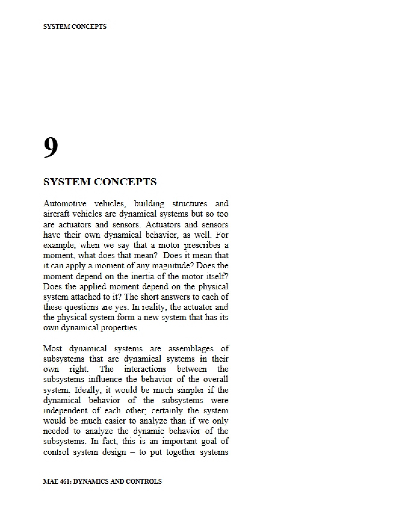 Concepts of Systems